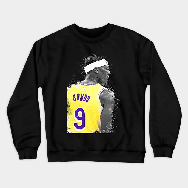 Rajon Rondo Crewneck Sweatshirt by Creativedy Stuff